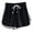 Black, variant on Timegard Running Shorts for Women Elastic High Waist Drawstring Summer Casual Loose Workout Shorts
