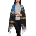 thumbnail image 2 of Sikiie Wolf Head And Dreamcatcher Shawl Wraps Big Scarf Tassel Fall Winter Thick Scarf Warm Shawl Women Fall Gifts, 2 of 8