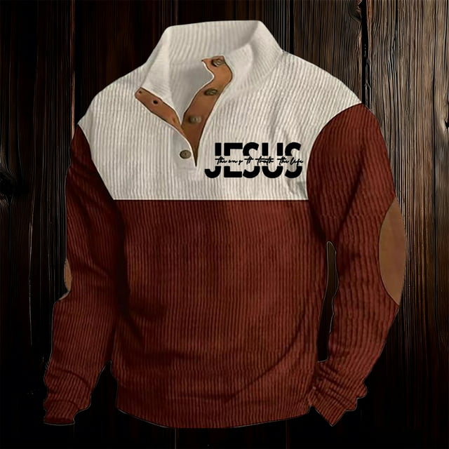 Chandail Sans Capuche pour le Confort et le Style Quotidiens, Chandail à Manches Longues Col Rond avec une Touche Décontractée et Douce de Mode Urbaine pour un Usage Quotidien