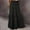 *Black, variant on Whlbf High Waist Midi Skirt for Women A-Line Pleated Skirts with Pockets Flowy Dresses