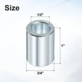 thumbnail image 2 of 10 Packs Galvanized Steel Spacer 1/2" Bore x 3/4" OD x 1" Length, 2 of 6