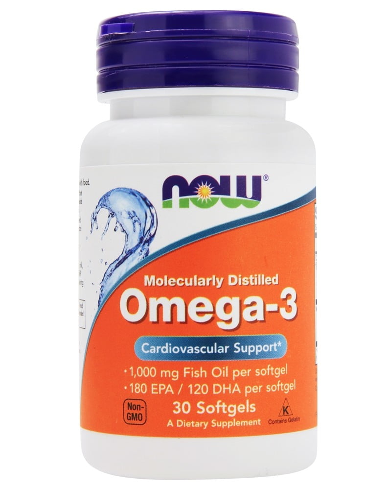 NOW Foods Omega3 Cardiovascular Support 180 EPA/120 DHA 30