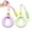 2pcs, variant on 2PCS Grip Strength Trainer, Hand Strengthener Grip, 3 in 1 Rubber Circle Finger Wrist Exercise Squeezer, Countable Hand Extension Exerciser for Muscle Building and Injury Recover - Color A