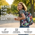 thumbnail image 6 of FKELYI Grunge Funny Skull Print 17 Inch School Backpack for Boys & Girls Spacious Schoolbag for Elementary Student Casual Daypack Lightweight Book Bag Travel Bags, 6 of 7
