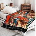 thumbnail image 5 of Custom Blanket with Photos Text, Personalized Blanket with Pictures Aniversary Gifts for Mom, Dad,Families,Boyfriend,Girlfriend,Kids, Christmas Blanket., 5 of 6