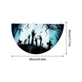 thumbnail image 3 of Decoración de Halloween Decoraciones de Halloween Decoraciones de Halloween Accesorios para valla de patio al aire libre Colgante de valla Bandera de abanico Decoración colgan(Buy 2 Get 1 Free, 3 of 3