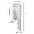thumbnail image 6 of Grey  Professional Barber Fade Comb Hairdressing Accessory for Blending Hairstyles Heat Resistant Brush for Men's Tapered Haircuts, 6 of 6