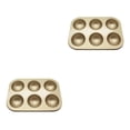 thumbnail image 4 of Monstrate Molde para magdalenas de 6 cavidades, bandeja para magdalenas, molde para magdalenas y Chocolate, molde para magdalenas, molde para oro 2piezas Monstrate CBP154139, 4 of 6