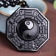 thumbnail image 2 of Collar De Obsidiana Natural Vintage Amuleto Yin Yang Colgante Collar Feng Shui Amuleto Collar Moyic AP005768-00, 2 of 6