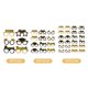 thumbnail image 2 of Gafas de papel 24 Uds. Anteojos de papel de graduación 2022, gafas con purpurina, accesorios para fotos, clase escolar, compañeros de clase, suministros para fiestas, felicitaciones, decoraciones de c Abody  Gafas de papel, 2 of 7