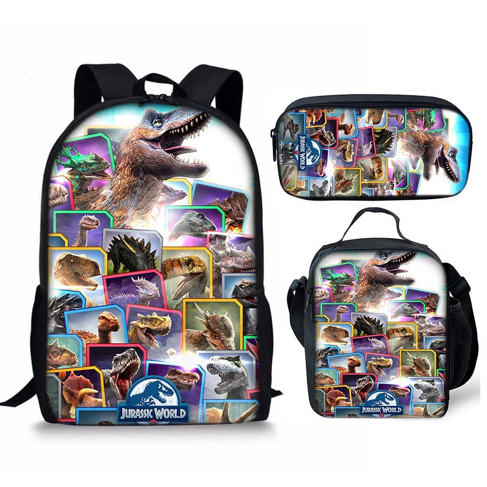 Jurassic World Student Schoolbag, Boys Girls Backpack-Youyoupin