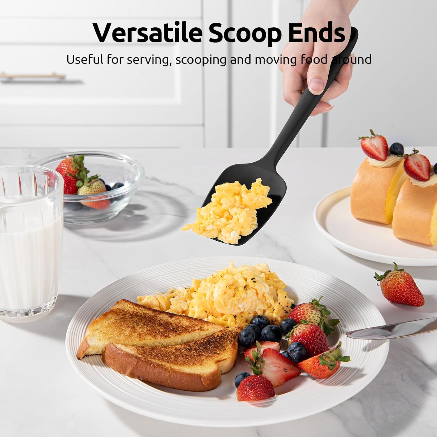 U-Taste Silicone Spatula Set of 4, Heat Resistant photo 5