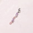 thumbnail image 2 of Yoyauz Colorful Natural Stone Pendant Hair Ornament Braided Jewelry Long Hair Lock Accessories Alloy Spiral Coil Hair Clip Metal Hair Pin Decoration Women's Jewelry Hair Ring Braided Hair Accessories, 2 of 7