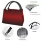 thumbnail image 4 of Balery Red Geometric Bolsa de Aislamiento Portátil – Bolsa de Almuerzo con Forro de Aluminio Mejorado, Funda Impermeable y Fácil de Limpiar para Picnic y Caja de Almuerzo, 4 of 6