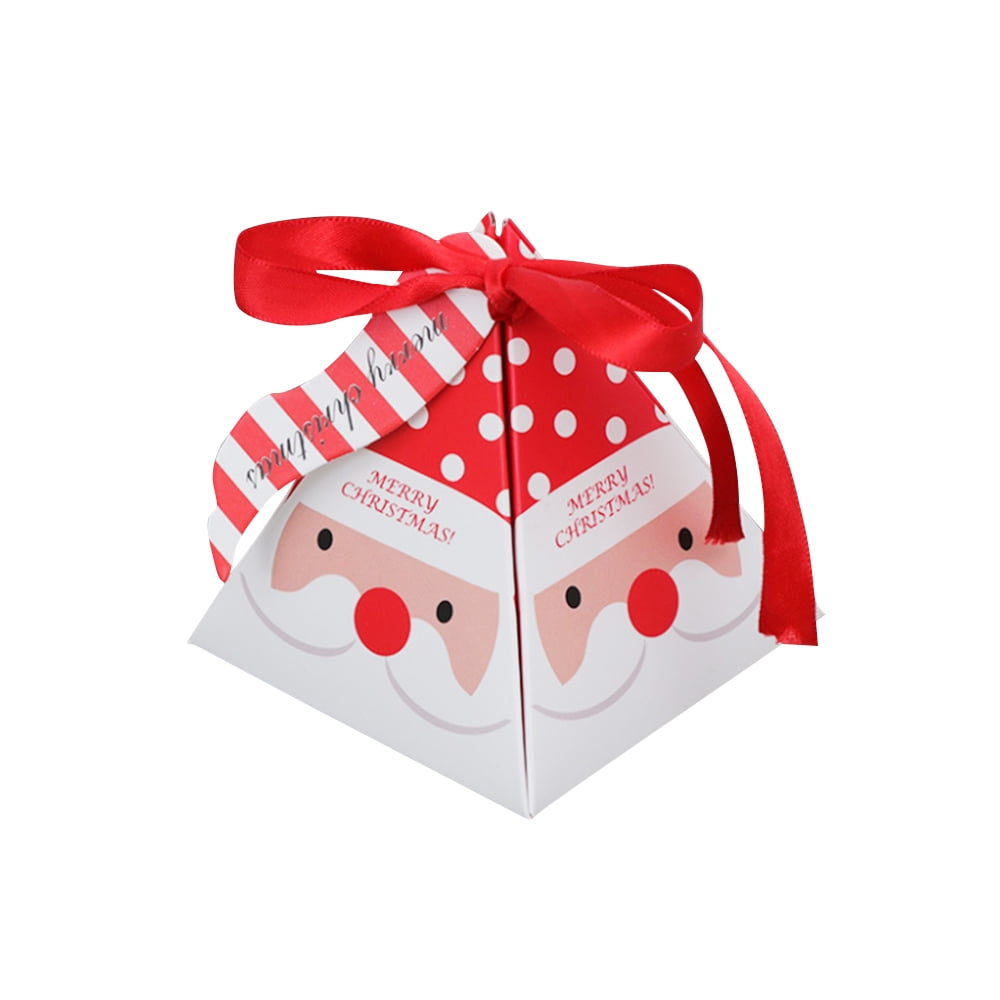 Christmas Candy Packaging Ribbons Bag Xmas Supplies Wrapping Pouch Gift Bags 