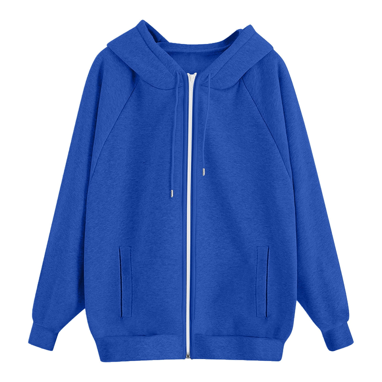 Abomasnow Womens Hoodies Plus Size Zipper Up Hooded Sweatshirts Lightweight Long Sleeve Solid Jacket Coat S-3XL