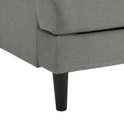 Positano Mid Modern Sofa, Oatmeal Fabric