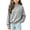 Gray, variant on BLVB Girls Mock Neck Pullover Sweaters Kids Long Sleeve Waffle Knit Jumper Tops Casual Sweatshirts Teen Girl Fall Clothes(White,15-16 Years)