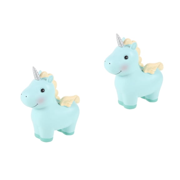 2 PCS Academy Toys Atm Piggy Bank Unicorn Trinkets Child