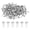 Silver, variant on FXMLRLK 50 Pcs Brads for Paper Crafts Metal Round Brass Paper Fasteners for Craft Art Crafting DIY Supplies(3x6mm,White)