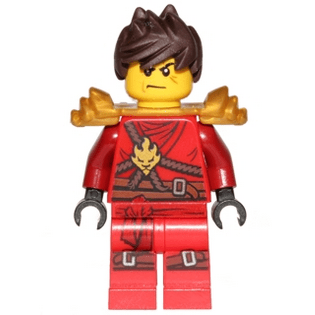 LEGO Ninjago Kai Pearl Gold Armor, Tousled Hair (891723) Minifigure