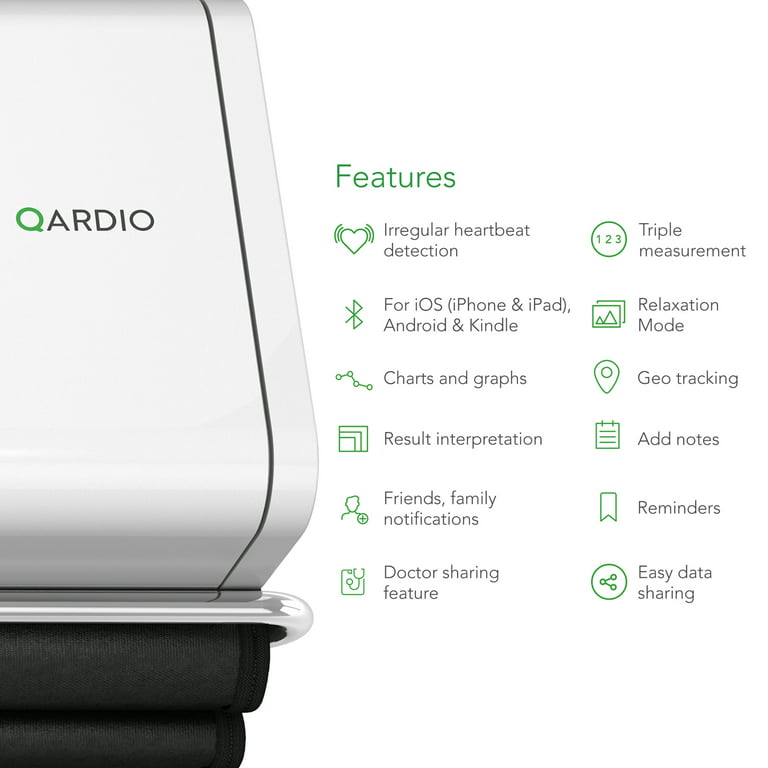 Best Buy: Qardio Arm Wireless Smart Blood Pressure Monitor White