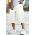 thumbnail image 5 of GINGTTO Men's Baggy Loose Fit Below Knee Denim Shorts, 5 of 9