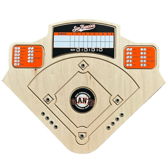 San Francisco Giants Handcrafted Wood Baseball Game