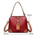 thumbnail image 4 of Bolso de hombro de piel sintética de marca GEEK para mujer, bandolera tipo cubo, de lujo, tipo bandolera., 4 of 5