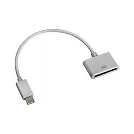 4XEM 7.9 inch White Lightning Cable Adapter for iPhone 5, iPod Touch
