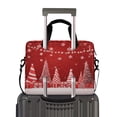 thumbnail image 2 of 16" Laptop Briefcase for Work Travel Laptop Shoulder Bag Carrying Handbag Laptop Case Red Christmas Tree and Lights, 2 of 8
