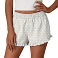 thumbnail image 2 of Only Moment Polka Dot Shorts Women Womens Shorts Casual Summer Workout Casual Lounge Shorts Beige,L, 2 of 4