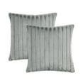 thumbnail image 7 of Home Soft Things Super Soft Decorative Pillow Covers, Set of 2, Silver Grey, 26" x 26", 7 of 7