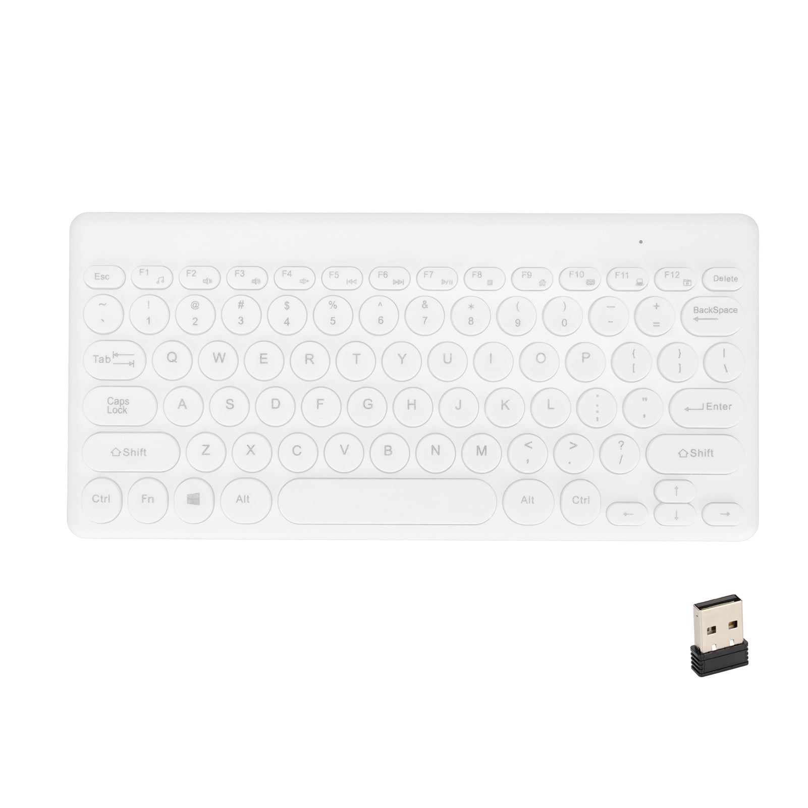 USB Keyboard, Power Saving Wireless Keyboard Plug And Play For Office