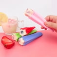 thumbnail image 4 of Bearachild Ice Pop Mold Moldes de tubo en forma de estrella con tapas A prueba de fugas Reutilizable Food Ice Cream Maker Fruit Mold Summer Kitchen Gadgets Type3 NO3 Bearachild HA012506-01, 4 of 6