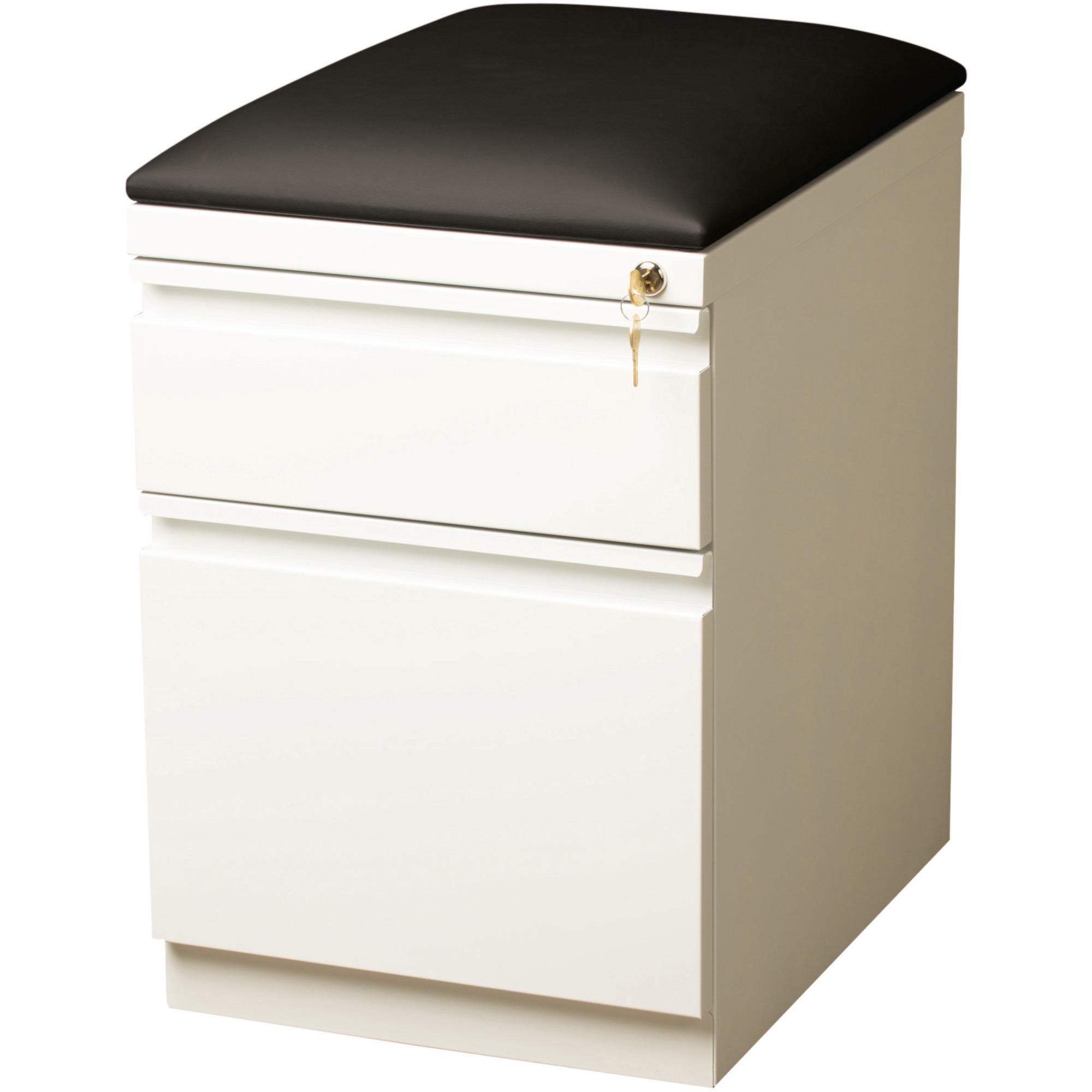 Lorell Mobile Pedestal File 2 Drawer 15" x 19.9" x 23.8" - 2 x Drawer(s) Box 305.50 lb Load Capacity - image 3 of 5