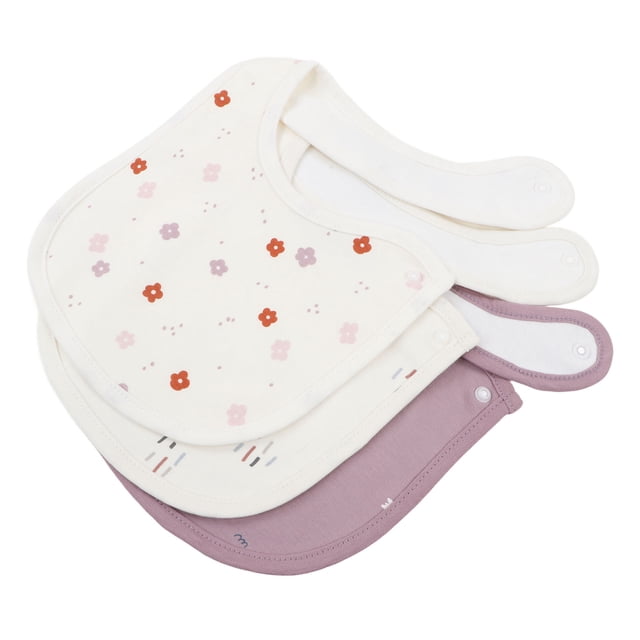 Baberos Lindos Para Bebés, Baberos Absorbentes De Dibujos Animados Prácticos De Algodón Para Recién Nacidos Para Interiores