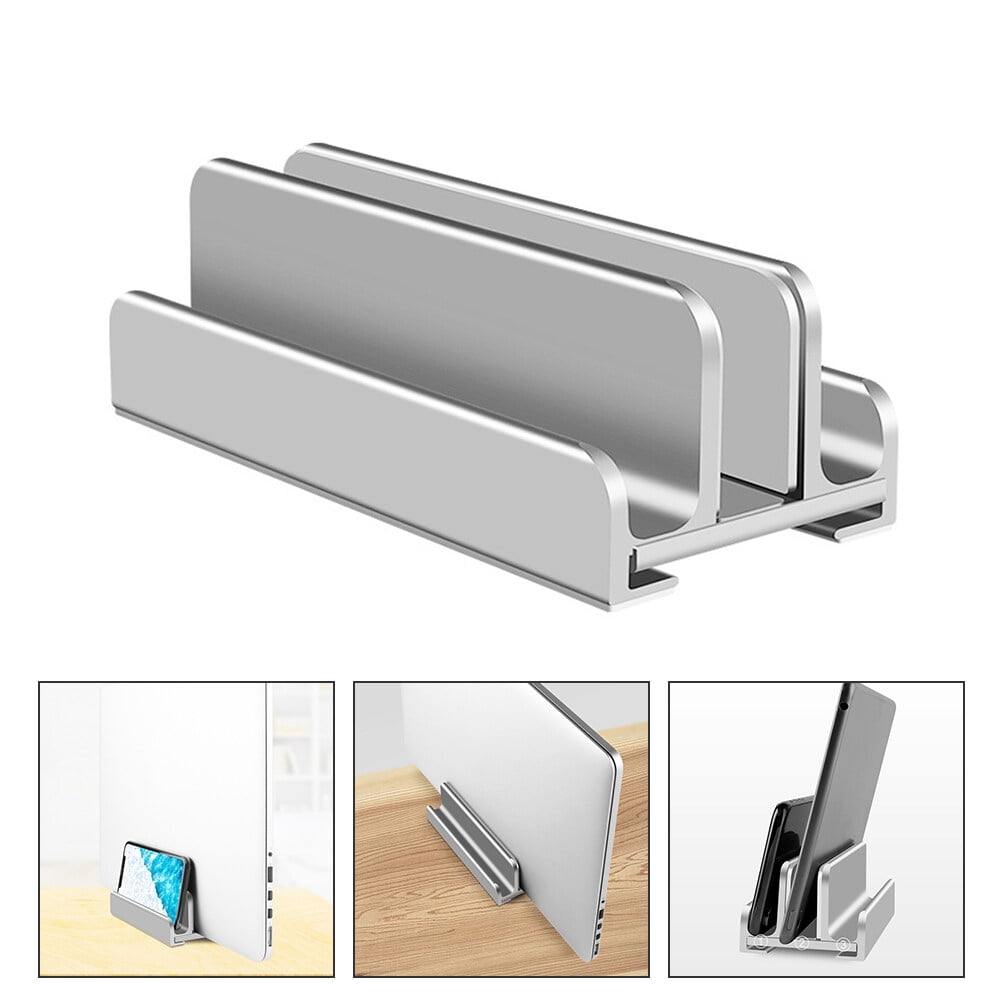 TAILTOSS 1Pcs Silver Aluminum Alloy Laptop Stand Bracket Adjustable Desk Riser for Electronic Devices 6.29X2.55X1.85in