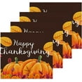 thumbnail image 2 of SKYSONIC Autumn Harvest Pumpkin Washcloths Set of 6, Highly Absorbent Soft Cotton Fingertip Towels for Bathroom, Kitchen, Gym, Spa, Home Decor, 12 x 12 Inch, 2 of 7