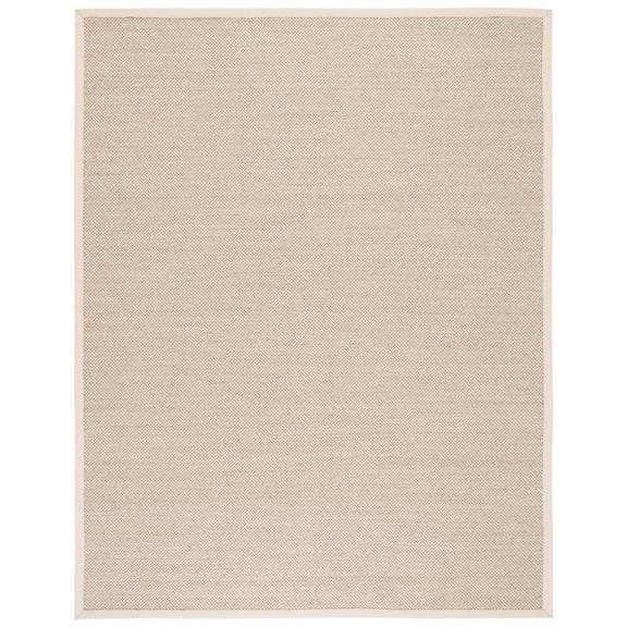 SAFAVIEH Natural Fiber Kentigern Border Seagrass Area Rug, Marble/Beige, 8' x 10'