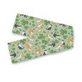 thumbnail image 7 of Yayeee Table Runner 70 inches Long for Home Kitchen Rectangle Dining Table Holiday Party Decoration, Cartoon Cat Clover Pattern, 7 of 7