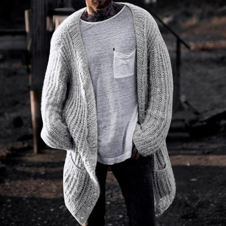Simple Casual Solid Color Knitting Cardigan Simple Casual Solid Color Knitting Cardigan
