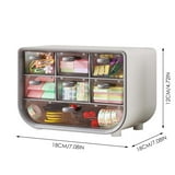 7 - Mini - Drawer Desktop Plastic Organizer - For Small Items Storage ...