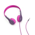JBuddies Pop Wired Kids Headphones, Pink, Noise Isolation, Kids Safe