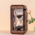 thumbnail image 4 of Large Premium Walnut Hourglass,60 Minutes Sand Timers,Hour Glass with Sand Timer for Gift,Hourglass, 4 of 5