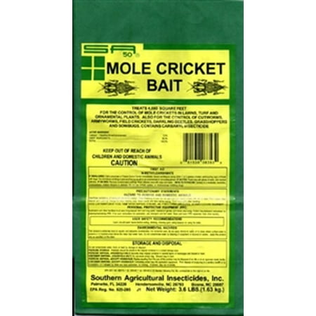 Mole Cricket Bait (5% Carbaryl) - 9 Lbs. (Best Way To Kill Mole Crickets)