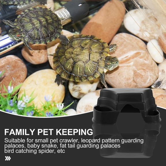 unbranded 2Ud Cueva De Plástico Para Reptiles Con Y Durabilidad