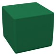 thumbnail image 1 of SoftZone® 18in Cube Ottoman Standard - Green, 1 of 2