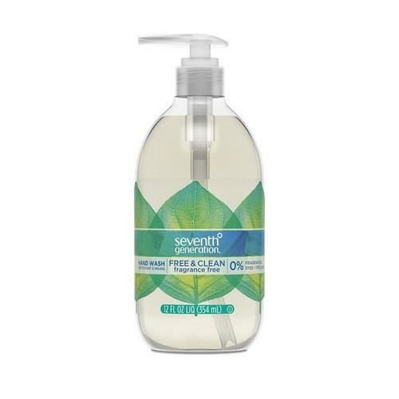 Seventh Generation Hand Wash, Free And Clear, 12 Ounce Packaging May Vary - Pack of 2