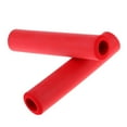 thumbnail image 2 of S SERENABLE Bike Grips Silicone Sponge Soft Ultraigh Handlebar Grips No Plug Red, 2 of 8